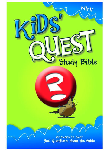 Nirv Kids Quest Study Bible Real Questions Real Answers Revised Zondervan