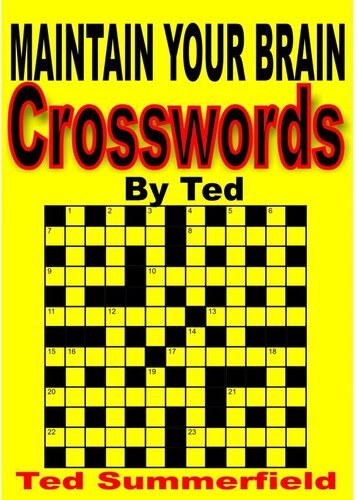 Crossword Puzzles By Ted Volume One Ted Summerfield