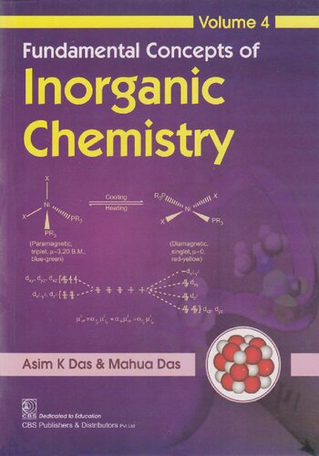 Fundamental Concepts Of Inorganic Chemistry 1st Edition Ashim K Das