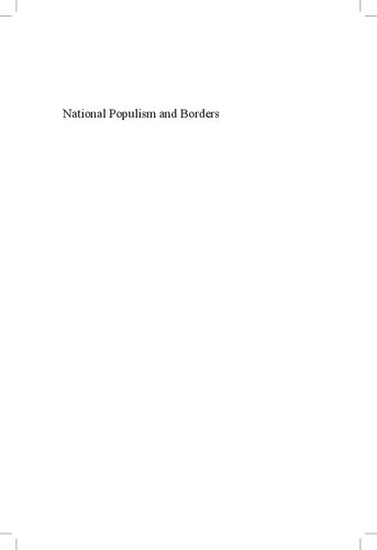 National Populism And Borders The Politicisation Of Crossborder Mobilisations In Europe Edward Elgar Oscar Mazzoleni