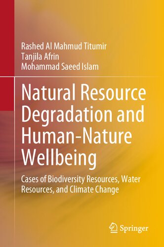 Natural Resource Degradation And Humannature Wellbeing Cases Of Biodiversity Resources Water Resources And Climate Change Rashed Al Mahmud Titumir