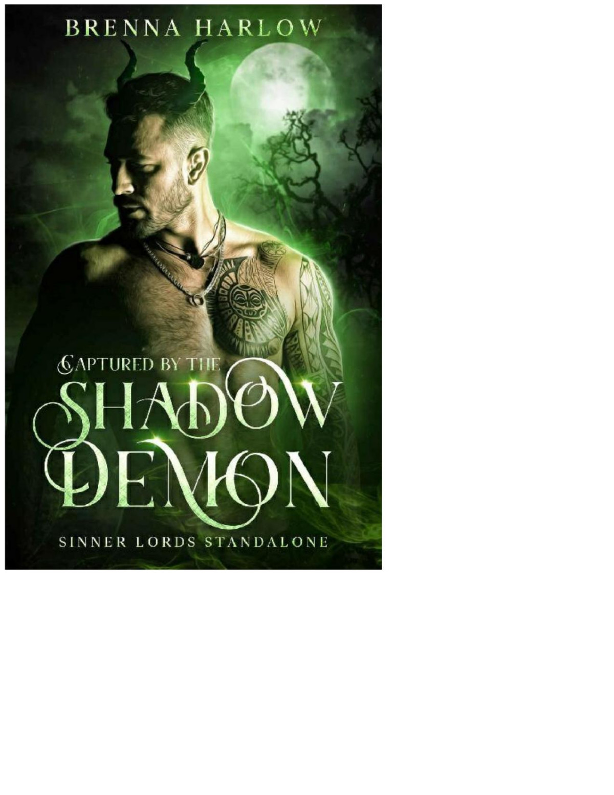 Captured By The Shadow Demon A Sinner Lords Standalone Sinner Lords Series Book 1 Brenna Harlow