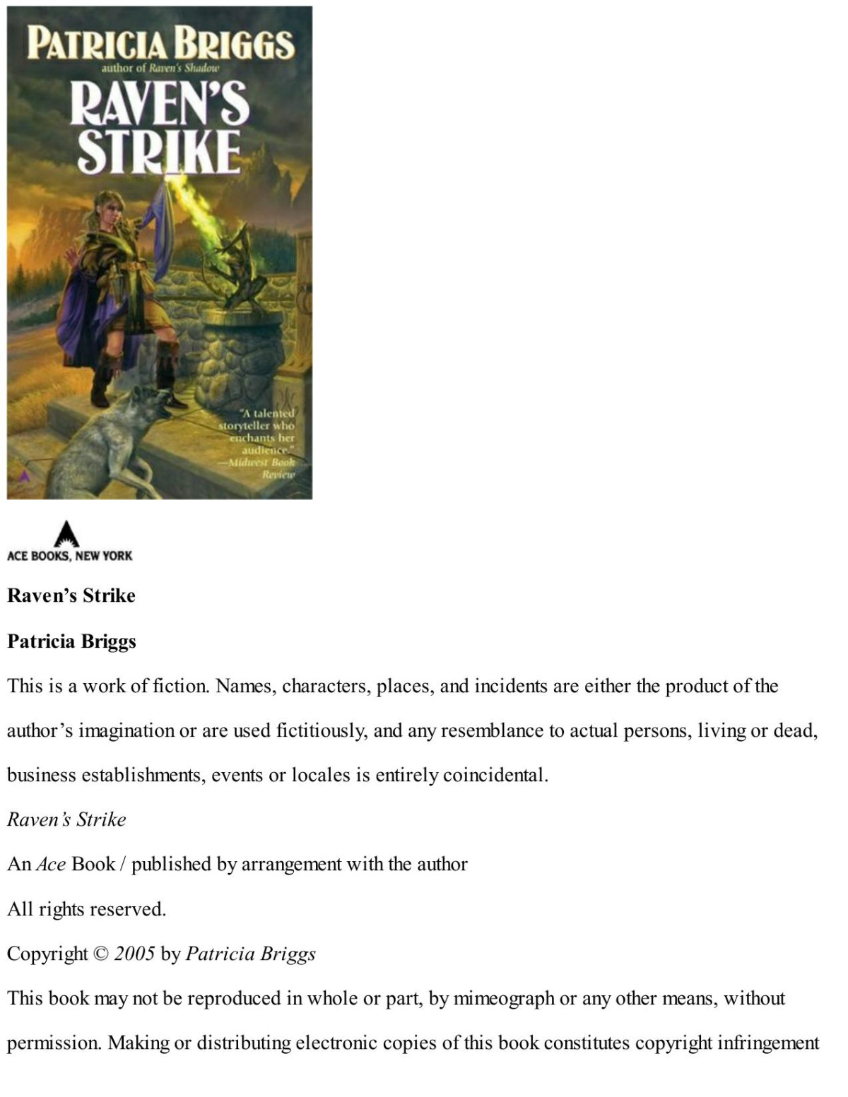 Ravens Strike Patricia Briggs