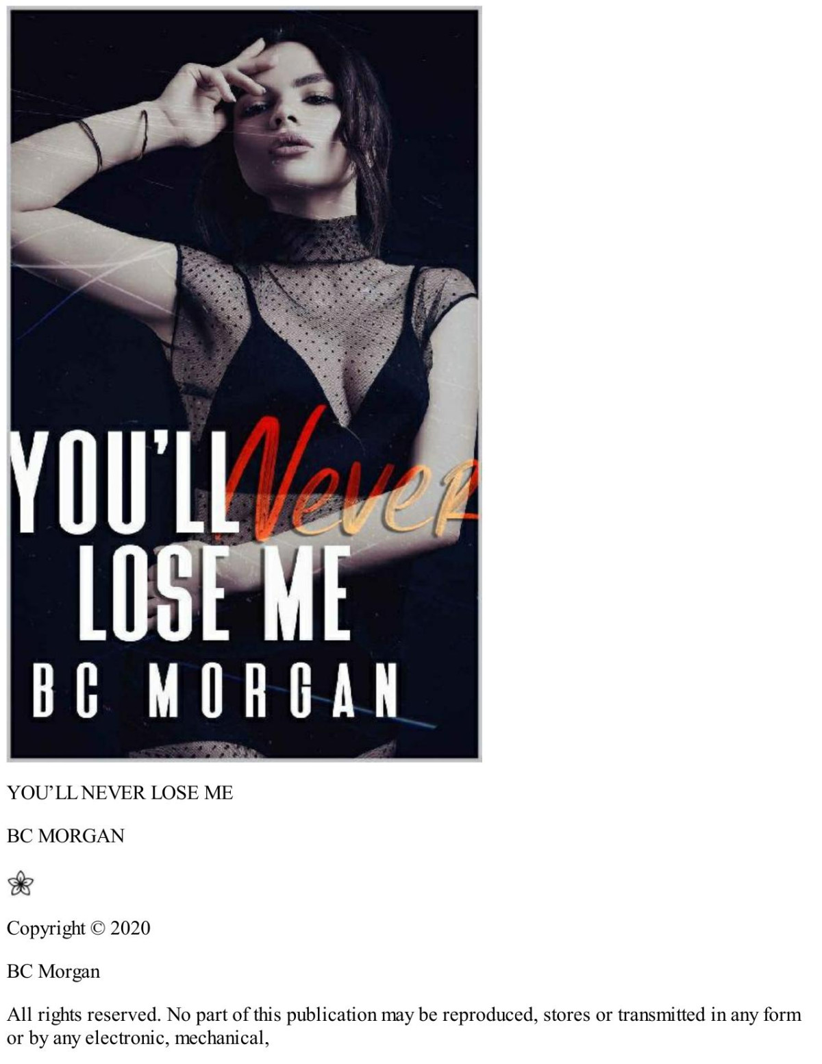 Youll Never Lose Me The Never Series Book 4 B C Morgan
