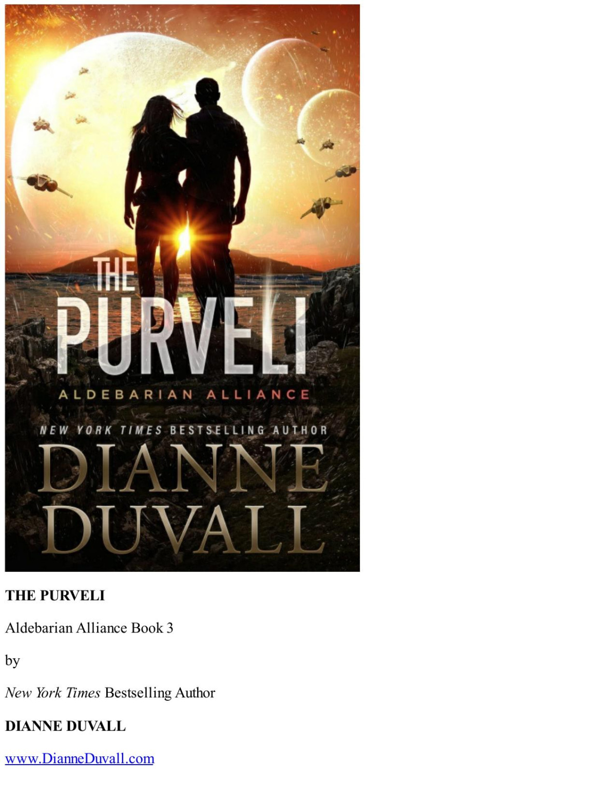 The Purveli Aldebarian Alliance Book 3 Dianne Duvall