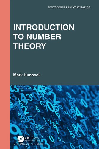 Introduction To Number Theory 1st Edition Mark Hunacek