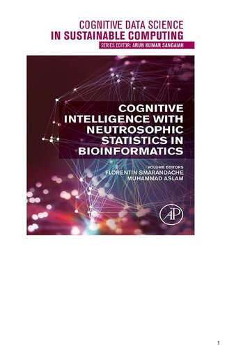 Cognitive Intelligence With Neutrosophic Statistics In Bioinformatics Florentin Smarandache