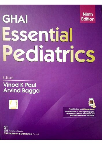 Ghai Essential Pediatrics 9th Edition Vk Paul Vinod K Paul Editor