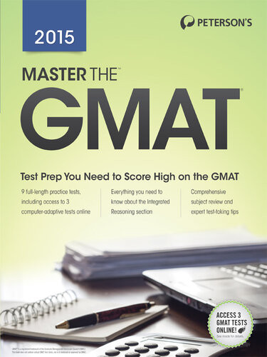 Master The Gmat 2015 21th Edition Petersons