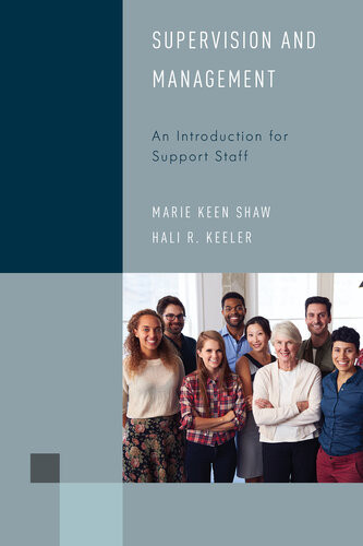 Supervision And Management An Introduction For Support Staff Marie Keen Shaw Hali R Keeler
