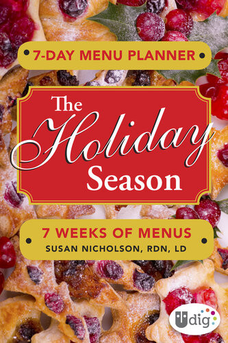 7day Menu Planner The Holiday Season Susan Nicholson