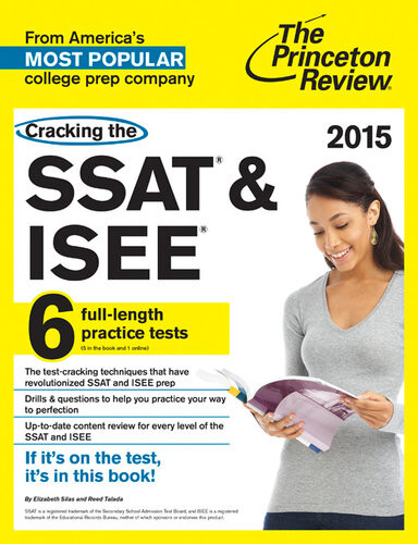 Cracking The Ssat Isee 2015 Edition Princeton Review