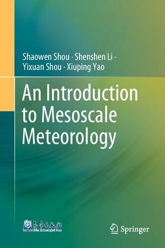 An Introduction To Mesoscale Meteorology Shaowen Shou Shenshen Li