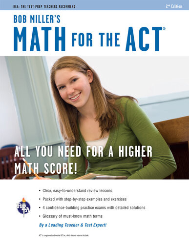 Math For The Act 2nd Ed Bob Millers Bob Miller