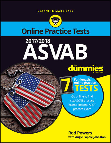 20172018 Asvab For Dummies With Online Practice 6th Edition Rod Powers Angie Papple Johnston