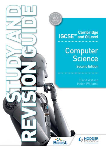Cambridge Igcse And O Level Computer Science Study And Revision Guide Second Edition David Watson
