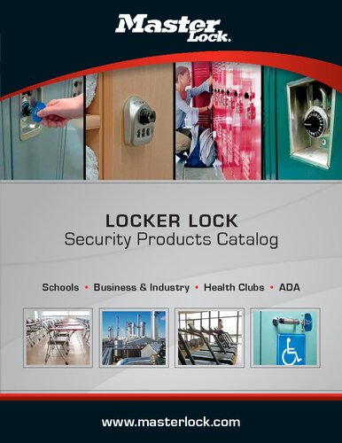Master Lock Locker Lock Security Products Catalog 2014 Master Lock