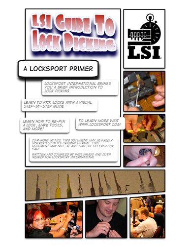 Lsi Guide To Lock Picking A Locksport Primer Josh Nekrep
