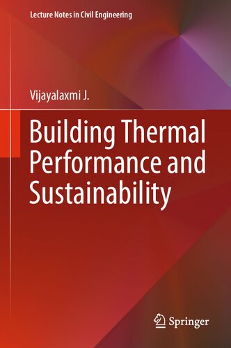 Building Thermal Performance And Sustainability Vijayalaxmi J