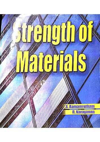 Strength Of Materials 19th Edition S Ramamrutham And R Narayanan