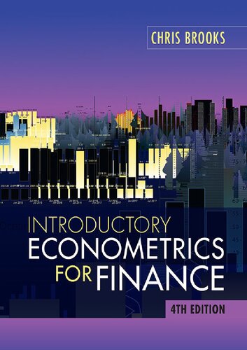 Introductory Econometrics For Finance 4th Edition Chris Brooks