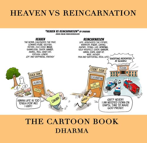 Heaven Vs Reincarnation The Cartoon Book Dharma