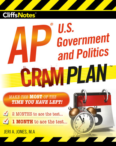 Cliffsnotes Ap Us Government And Politics Cram Plan Jeri A Jones