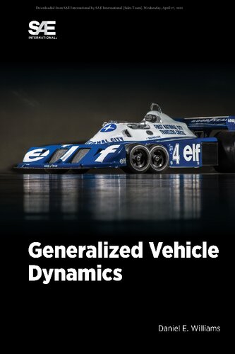 Generalized Vehicle Dynamics Daniel Williams