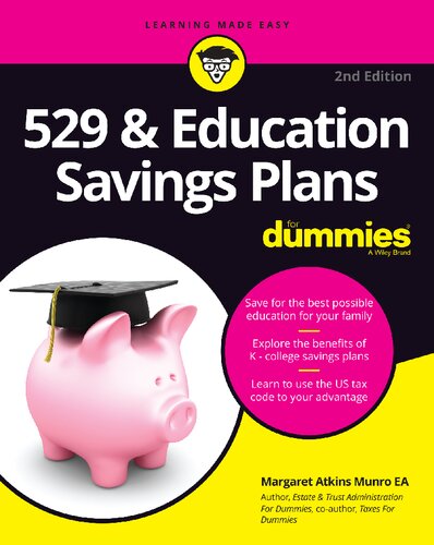 529 Education Savings Plans For Dummies 2nd Margaret Atkins Munro