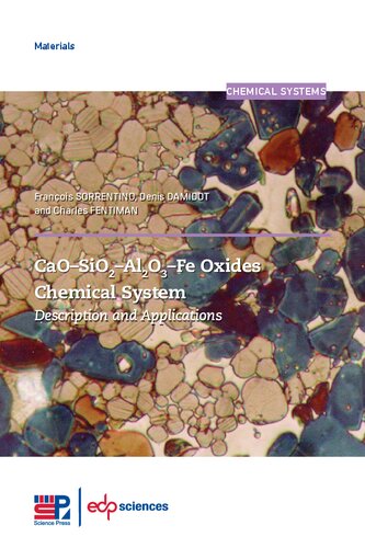 Caosio2al2o3fe Oxides Chemical System Description And Applications Sorrentino F