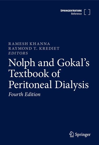 Nolph And Gokals Textbook Of Peritoneal Dialysis 4th Edition Ramesh Khanna