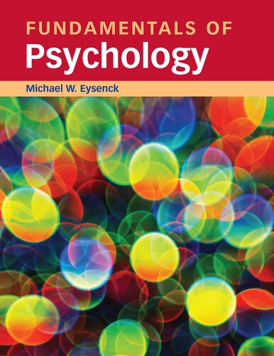 Fundamentals Of Psychology 1st Edition Michael W Eysenck