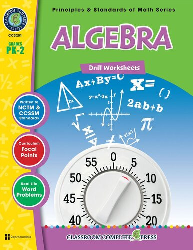 Algebra Drill Sheets 1st Edition Nat Reed