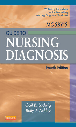 Mosbys Guide To Nursing Diagnosis Ebook 4th Edition Gail B Ladwig