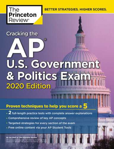 Cracking The Ap Us Government Politics Exam 2020 Premium Edition 5 Practice Tests Complete Content Review The Princeton Review