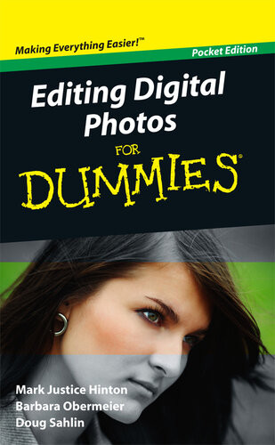Editing Digital Photos For Dummies Pocket Mark Justice Hinton Barbara Obermeier Doug Sahlin