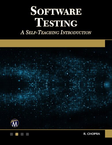 Software Testing A Selfteaching Introduction Illustrated Rajiv Chopra