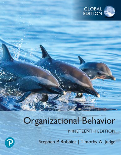 Organizational Behavior 19th Edition Stephen P Robbins Timothy A Judge