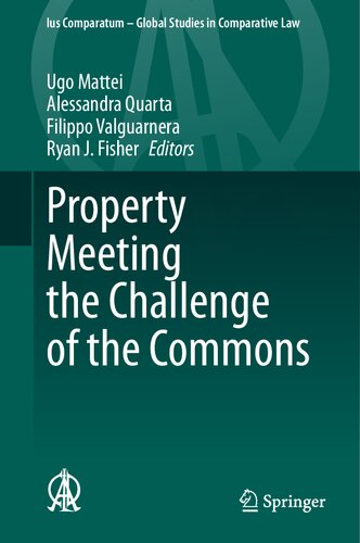Property Meeting The Challenge Of The Commons Ugo Mattei Alessandra Quarta