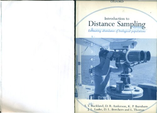 Introduction To Distance Sampling Estimating Abundance Of Biological Populations 1st Edition S T Buckland
