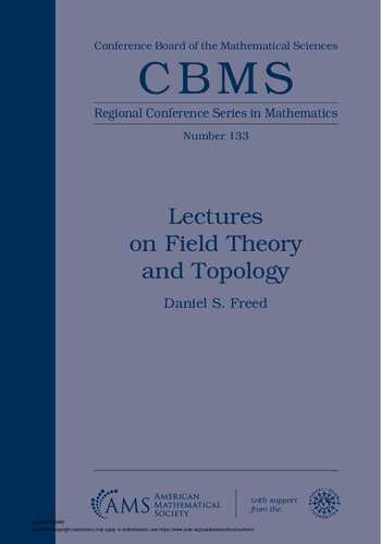 Lectures On Field Theory And Topology Daniel S Freed