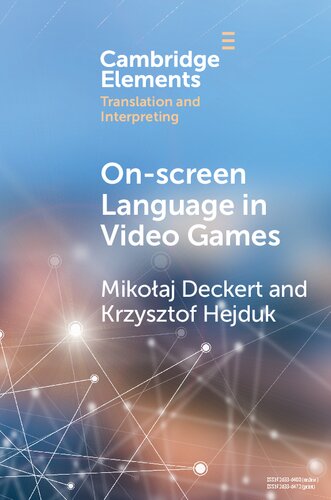 Onscreen Language In Video Games Mikoaj Deckert