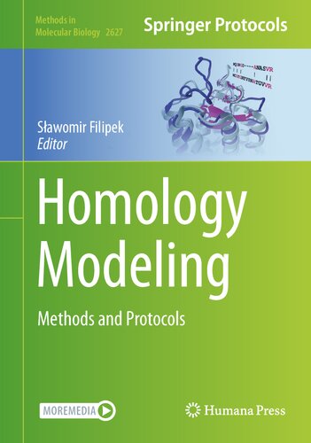Homology Modeling Methods And Protocols Sawomir Filipek
