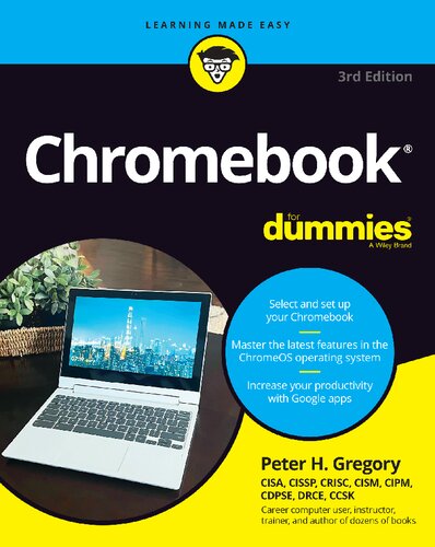 Chromebook For Dummies 3rd Peter H Gregory