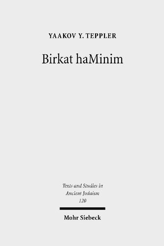Birkat Haminim Yaakov Y Teppler