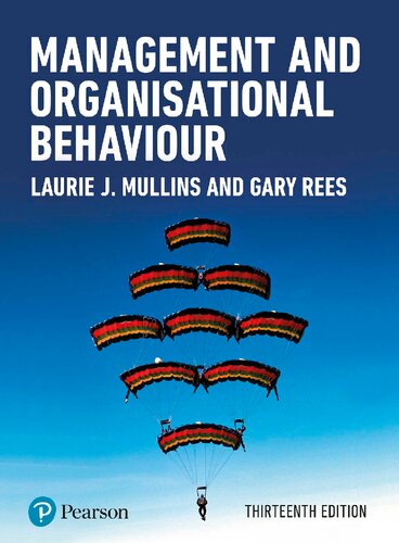 Management And Organisational Behaviour 13e 13th Laurie Mullins