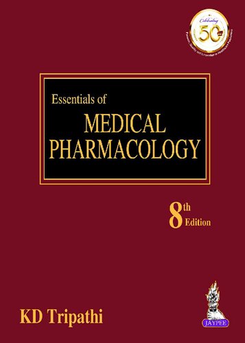 Essentials Of Medical Pharmacology 8th Edition Kd Tripathi