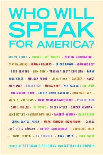 Who Will Speak For America Stephanie Feldman Nathaniel R Popkin