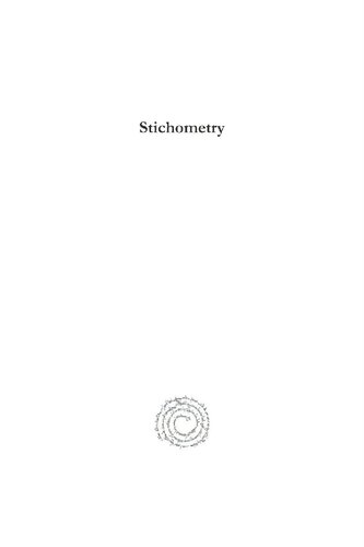 Stichometry James Rendel Harris
