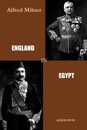 England In Egypt Alfred Milner